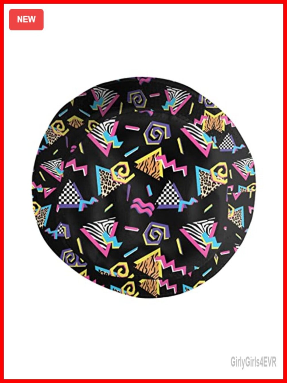 Retro 80s 90s Unisex Polyester Bucket Hat Packable Sun Hat - Picture 4 of 5